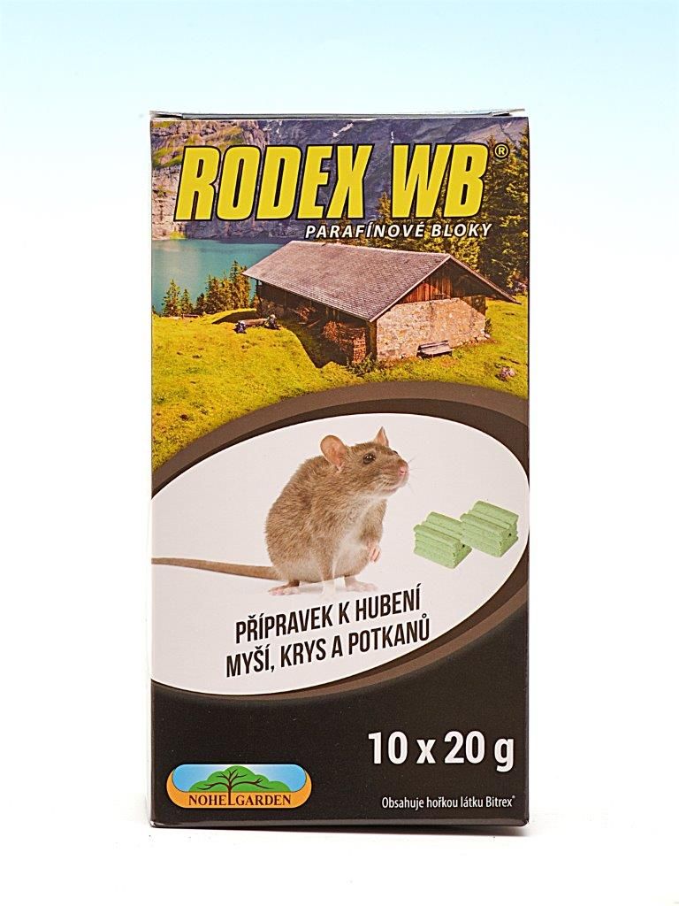 RODEX WB parafínové bloky 10x20g