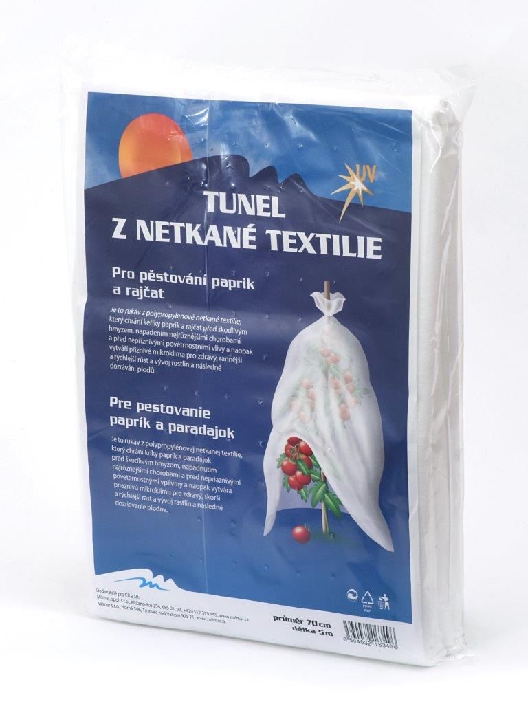Neotex/netkaná textilie tunel - bílý 70 cm x 5 m